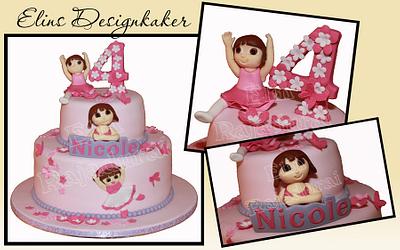 Dora ballerina - Cake by Elin