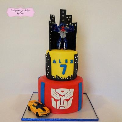 Transformer - Cake by Delight for your Palate by Suri