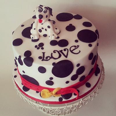 Dalmation love  - Cake by Time for Tiffin 