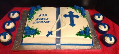 Bible Communion Cake - Cake by Tracy's Custom Cakery LLC