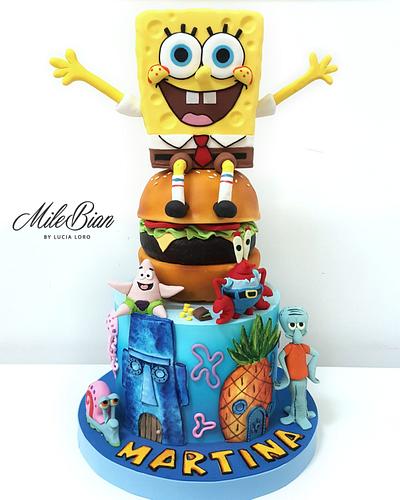 SpongeBob cake - Cake by MileBian