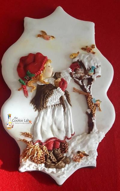 Winter time........ - Cake by The Cookie Lab  by Marta Torres