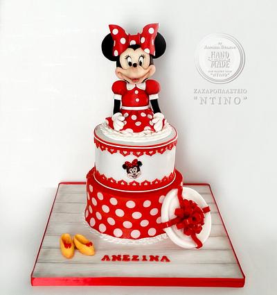 "Minnie in Red " - Cake by Aspasia Stamou