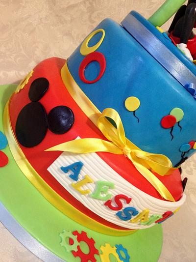 Mickey Mouse Cake - Cake by Laura