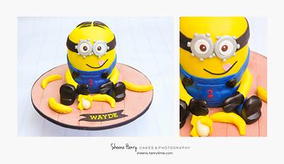 3d Minion Cake - Cake by Sheena Henry