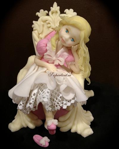 Sugar princess in pink - Cake by Olga Danilova