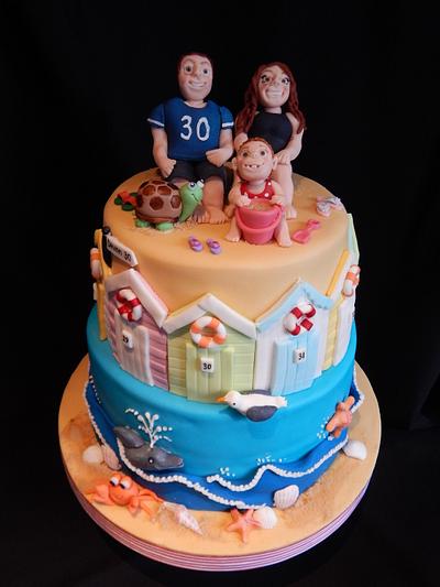 Ill Nightmare Beach Cake - Cake by Elizabeth Miles Cake Design