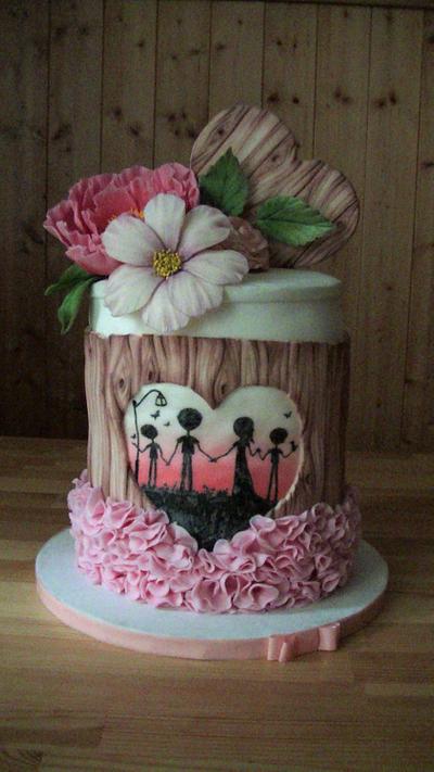 With love - Cake by Eliska