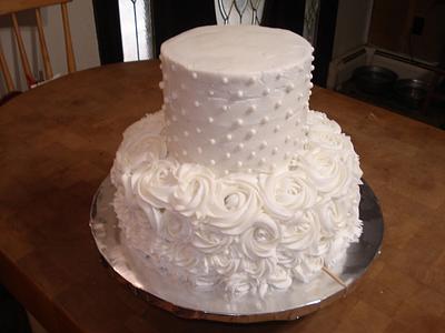 Small Wedding Cake - Cake by Chris Jones