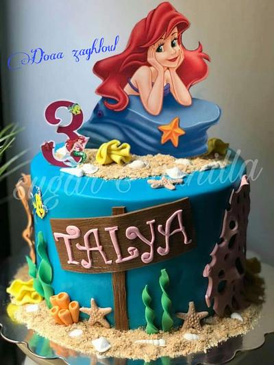 Mermaid cake - Cake by Doaa zaghloul 