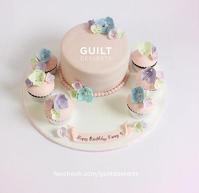 Hydrangea - Cake by Guilt Desserts