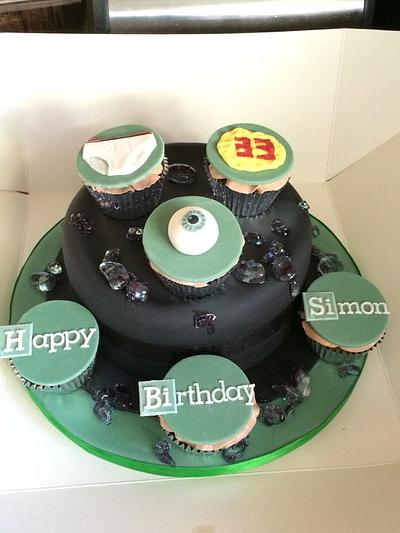 Breaking Bad Birthday Cake & Cupcakes - Cake by The One Who Bakes