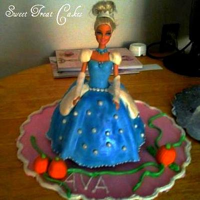 Cinderella Doll Cake - Cake by sweettreatcakes