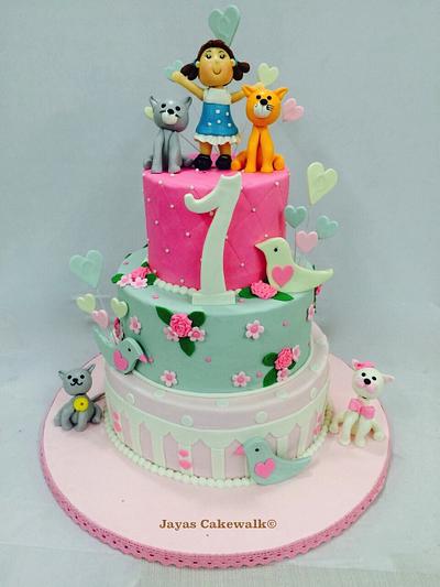 First Birthday Fun  - Cake by Jaya's Cakewalk
