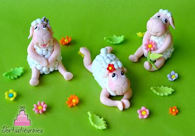 Cute little sheeps - Cake by Nataša 