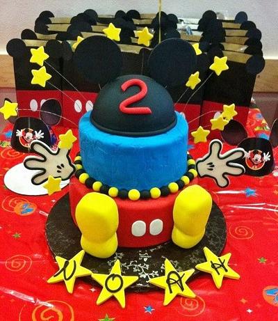 MICKEY mouse - Cake by Kosmic Custom Cakes