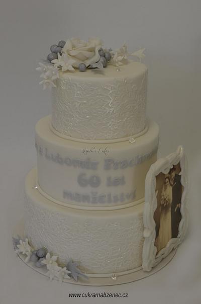 Diamond wedding - Cake by Renata 