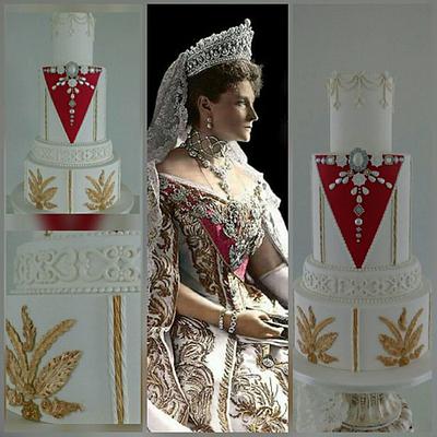 Queen Alexandra - Cake by Dawn Booth Sugarcraft Artist