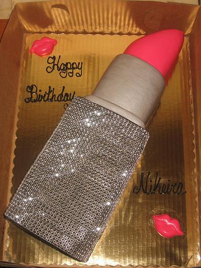 Lipstick cake - Cake by Monica Seay
