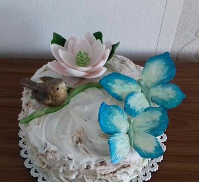 Simple butterfly - Cake by Ellyys