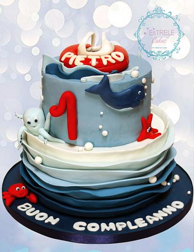 Rubber ring and Sea cake - Cake by Estrele Cakes 