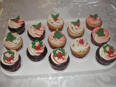 Holiday cupcakes - Cake by Cakes and Beyond by Naheed