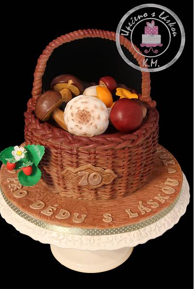 Basket with Mushrooms no.2 :-) - Cake by Tynka