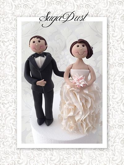 Wedding Figures No. 2 - Cake by Mary @ SugaDust