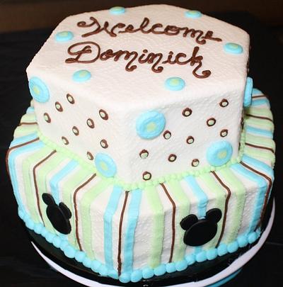 Disney theme baby shower cake - Cake by Dee