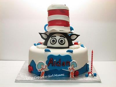 Cat in the hat cake - Cake by Lilly