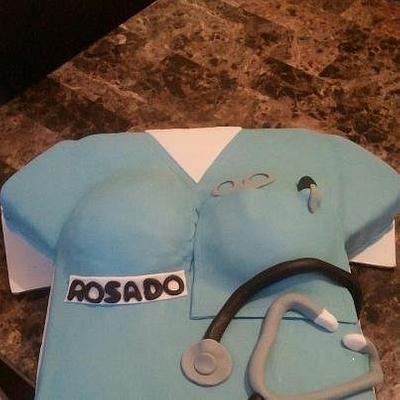 Medical Assistant cake  - Cake by Elizabeth Rosado 