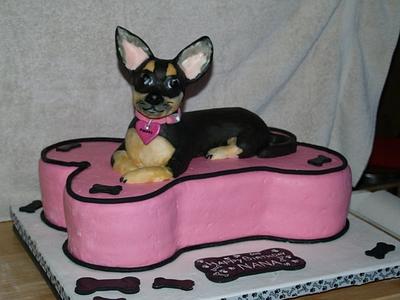 Dog cake      - Cake by Michelle Johnson 