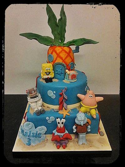Spongebob and friends - Cake by Stacy