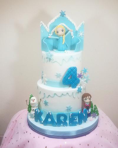 Frozen - Cake by Astried
