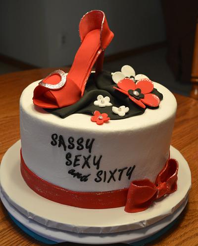 Red High Heel - Cake by copperhead