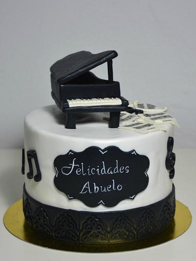 Piano cake - Cake by En Clave de Azucar