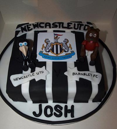 Newcastle fan cake - Cake by Deb-beesdelights