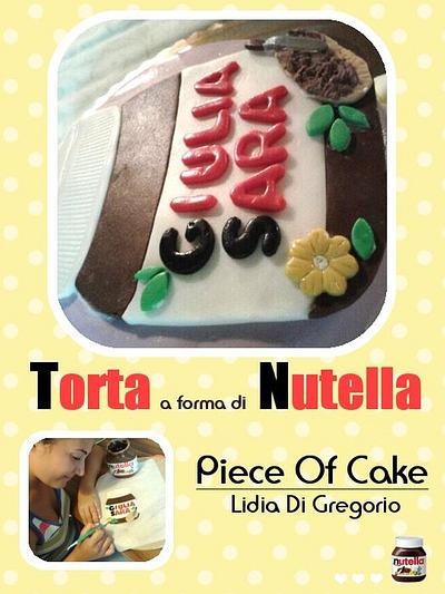 Cake in the form of Nutella in sugar paste - Cake by Piece of cake by Lidia Di Gregorio (Italian cakes)