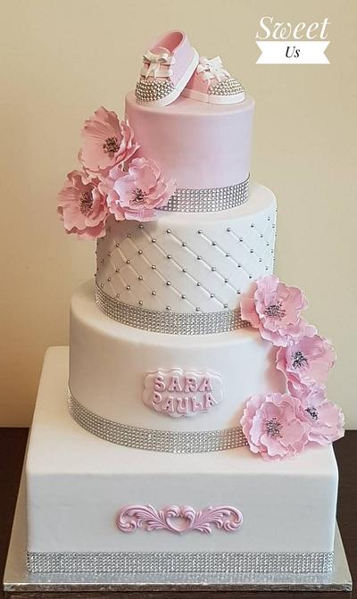 Christening cake - Cake by Gabriela Doroghy
