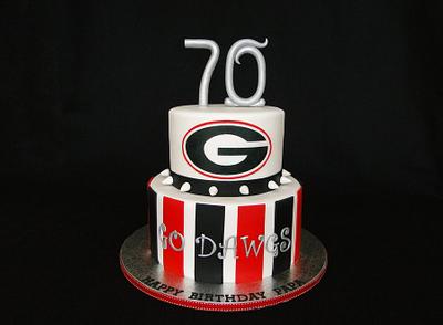 Georgia Bull Dawgs!! - Cake by Elisa Colon