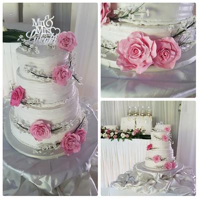 My first weddingcake - Cake by Nope