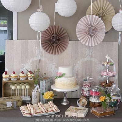 Candytable vintage - Cake by Annica
