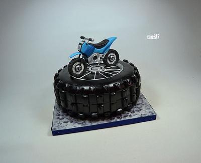 motocross - Cake by cakeBAR