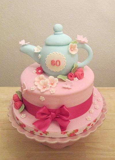 Teapot Cake - Cake by The Buttercream Pantry