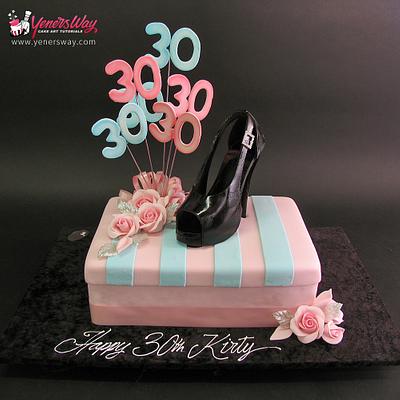 Shoe Birthday Cake - Cake by Serdar Yener | Yeners Way - Cake Art Tutorials
