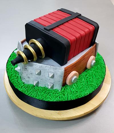 Clash Royale Sparky 3D - Cake by Tirki
