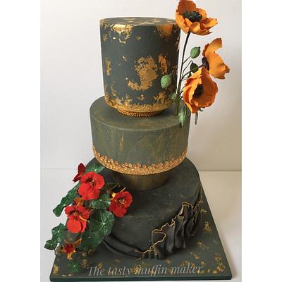 My wedding cake based on love and Gustav Klimt  - Cake by Andrea 
