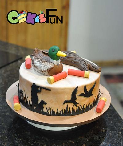 Hunters grooms cake - Cake by Cakes For Fun