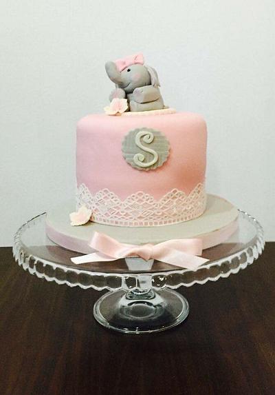 Baby Elephant Cake - Cake by DulcesSuenosConil