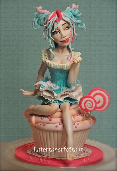 Lollipop girl - Cake by La torta perfetta